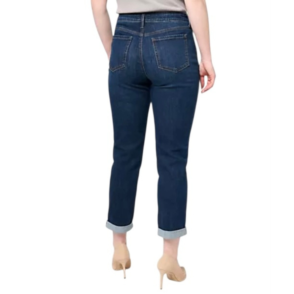 NYDJ Blue Mariot Girlfriend Straight Leg Jeans 8P NWT - Picture 3 of 9